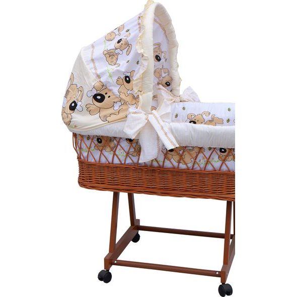 SCARLETT PROUTĚNÝ KOŠÍK NA MIMINKO S BOUDIČKOU SCARLETT JAPY BÉŽOVÁ - KOŠÍKY A KOLÉBKY - SPINKÁNÍ