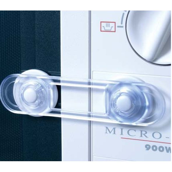 BABY SECURE ZÁMEK UNIVERZÁLNÍ PVC, 10 CM - BEZPEČNOST DĚTÍ V DOMÁCNOSTI - KOUPÁNÍ A ZDRAVÍ