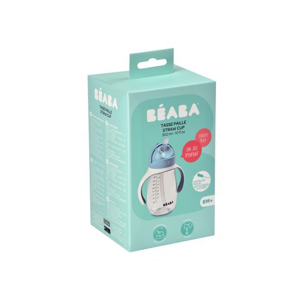 BEABA HRNEK S BRČKEM 300ML WINDY BLUE - DĚTSKÉ HRNEČKY - KRMENÍ