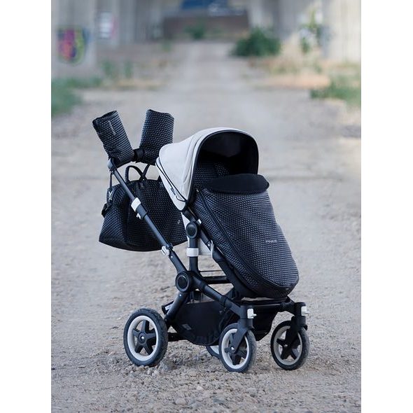 PINKIE ZATEPLENÝ NÁNOŽNÍK PINKIE BLACK COMB - NÁNOŽNÍKY - KOČÁRKY A PŘÍSLUŠENSTVÍ