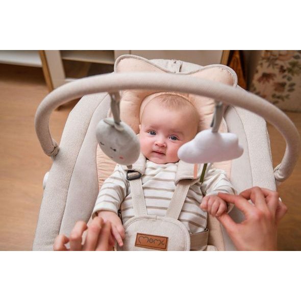 MOMI ELEKTRICKÉ HOUPÁTKO MOMI PEARL BÉŽOVÉ - LEHÁTKA A HOUPADLA - SPINKÁNÍ