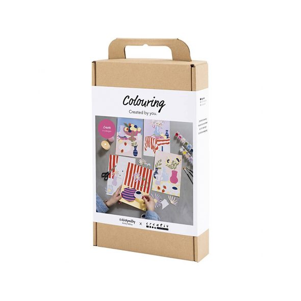 CREATIV COMPANY KREATIVNÍ SADA MALOVÁNÍ A KOLÁŽ - VÝTVARNÉ POMŮCKY A HRAČKY - PRO DĚTI