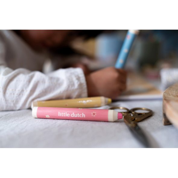 LITTLE DUTCH OMALOVÁNKY S PASTELKAMI ZAHRADA ROSA - LITTLE DUTCH - PRO DĚTI
