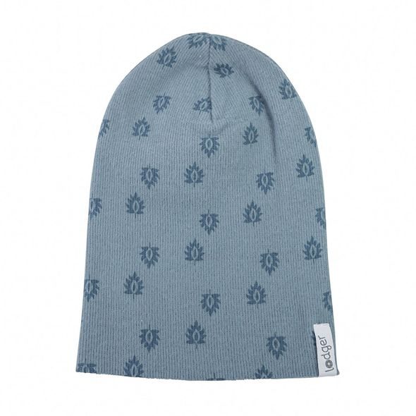 LODGER BEANIE PRINT RIB OCEAN 0 - 6 MĚSÍCŮ - ČEPIČKY A KLOBOUČKY - PRO DĚTI