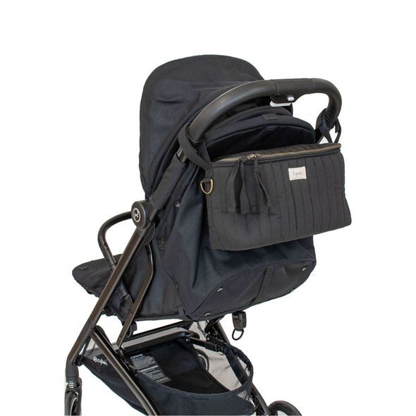 3 SPROUTS ORGANIZÉR NA KOČÁREK PROŠÍVANÝ SOLID BLACK - ORGANIZÉRY A KOŠÍKY - KOČÁRKY A PŘÍSLUŠENSTVÍ