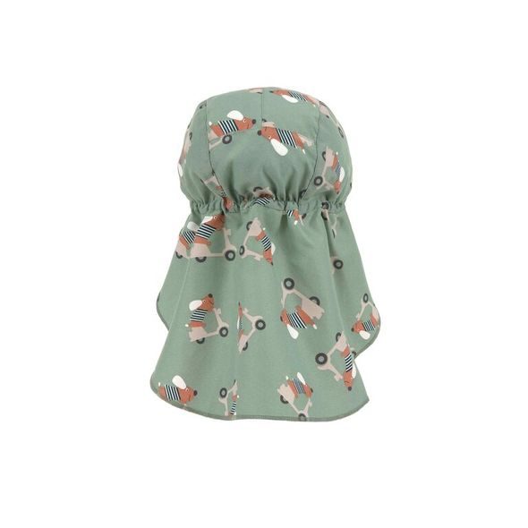 LÄSSIG KLOBOUČEK SCOOTER/DOG GREEN 7-12M (VEL. 45/47) - ČEPIČKY A KLOBOUČKY - PRO DĚTI