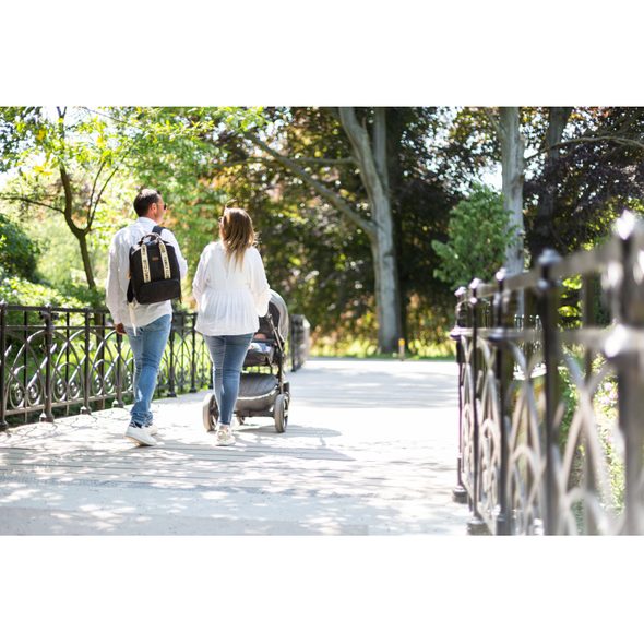 CHILDHOME PŘEBALOVACÍ BATOH FAMILY CLUB BLACK - PŘEBALOVACÍ BATOHY - KOČÁRKY A PŘÍSLUŠENSTVÍ