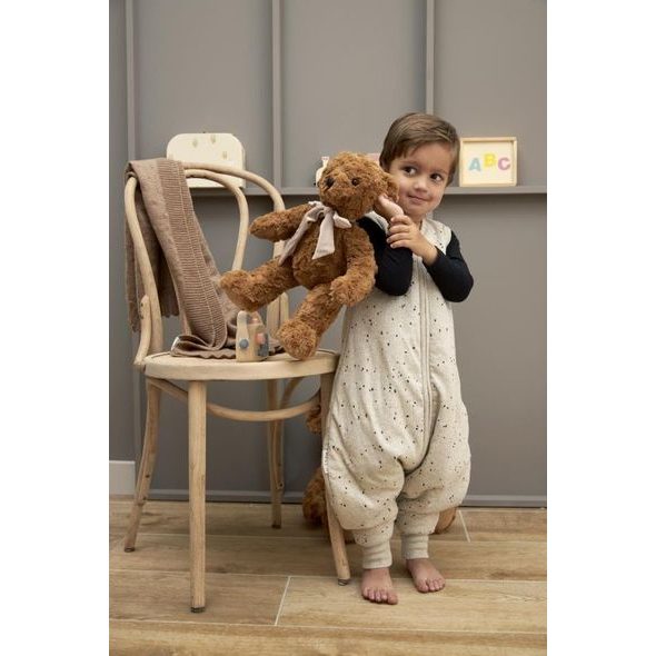 MEYCO JUMPER RIB MINI SPOT VEL.104 - SAND MELANGE - SPACÍ PYTLE - SPINKÁNÍ