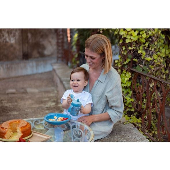 SUAVINEX NEROZLITNÝ HRNÍČEK BEAR 200 ML MODRÝ - DĚTSKÉ HRNEČKY - KRMENÍ