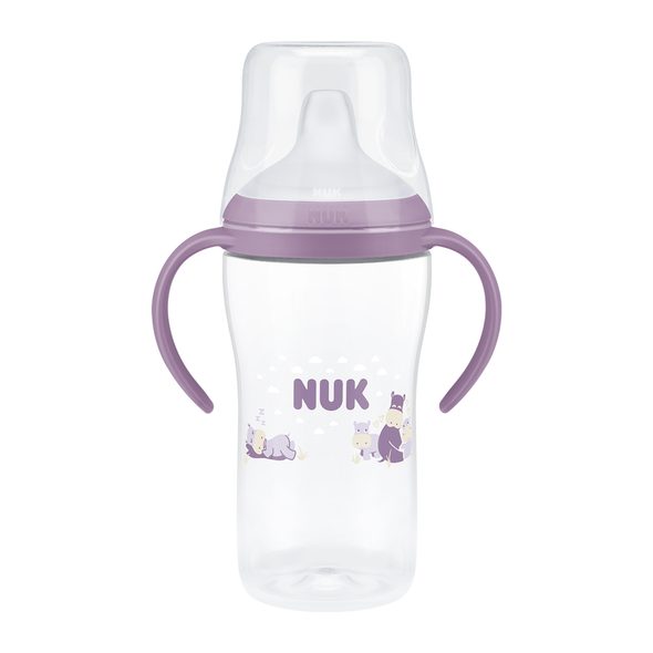 NUK PERFECT MATCH LAHVIČKA NA UČENÍ HIPPO 260 ML - KOJENECKÉ LAHVE - KRMENÍ