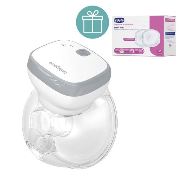 BABYONO ODSÁVAČKA MATEŘSKÉHO MLÉKA ELEKTRICKÁ HANDSFREE SHELLY + CHICCO VLOŽKY DO PODPRSENKY 30KS - ODSÁVAČKY MATEŘSKÉHO MLÉKA - KRMENÍ
