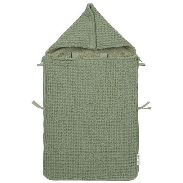 MEYCO FUSAK WAFFLE TEDDY - OLIVE GREEN - FUSAKY DO KOČÁRKU - KOČÁRKY A PŘÍSLUŠENSTVÍ
