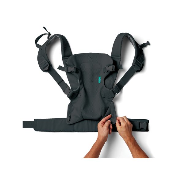 INFANTINO NOSÍTKO FLIP 4V1 LIGHT & AIRY CONVERTIBLE DARK GREY - ERGONOMICKÁ NOSÍTKA - NOŠENÍ & SPORT