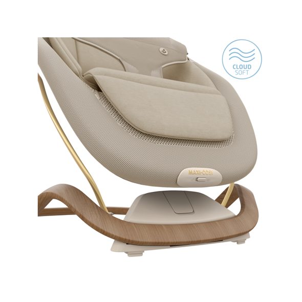 MAXI-COSI DOVE PRO LEHÁTKO ELEGANCE BEIGE - LEHÁTKA A HOUPADLA - SPINKÁNÍ