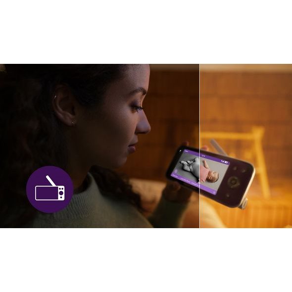 PHILIPS AVENT CHŮVIČKA DĚTSKÁ CHYTRÁ PREMIUM S PŘEKLADEM PLÁČE, SLEDOVÁNÍM SPÁNKU A DÝCHÁNÍ SCD971 - ELEKTRONICKÉ CHŮVIČKY - SPINKÁNÍ