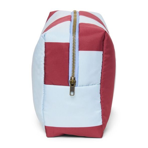 STUDIO NOOS BOLD STRIPE TOILETRY TOALETNÍ TAŠTIČKA BORDEAUX LIGHT BLUE - KOSMETICKÉ TAŠKY - PŘEBALOVÁNÍ