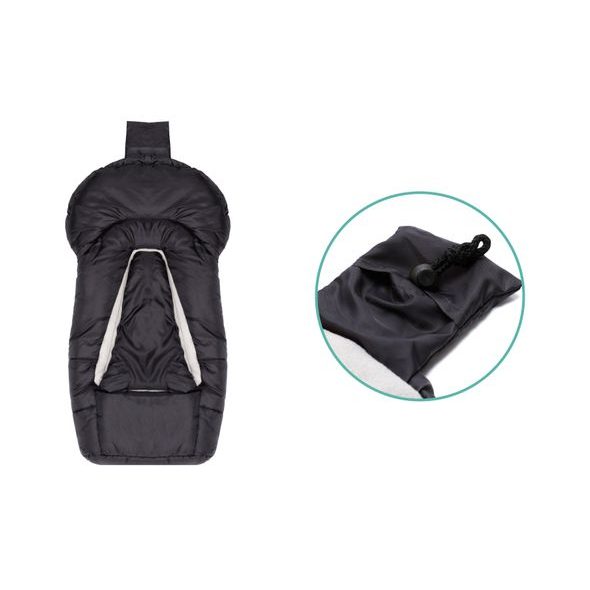 FILLIKID FUSAK ZIMNÍ ECO SMALL GR.0 BLACK - FUSAKY DO KOČÁRKU - KOČÁRKY A PŘÍSLUŠENSTVÍ
