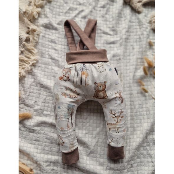 POLEZU+ PROTISKLUZOVÉ KALHOTY S KŠANDAMI 2V1 VEL. 86 - KALHOTKY A TEPLÁČKY - PRO DĚTI