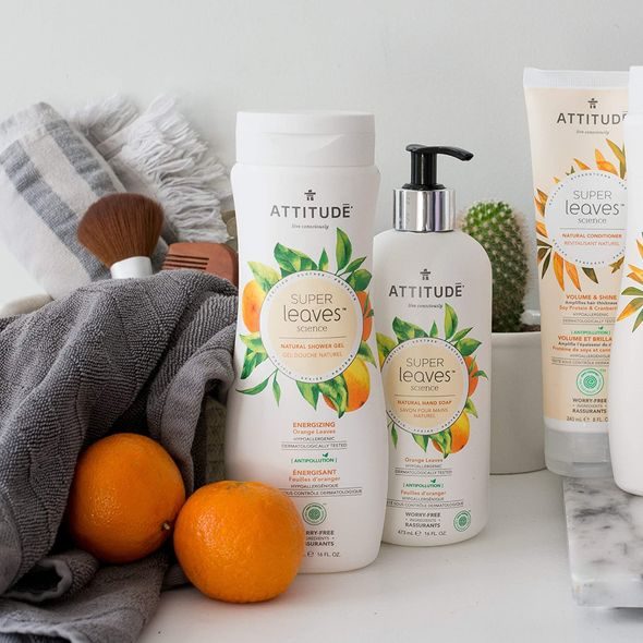 ATTITUDE PŘÍRODNÍ TĚLOVÉ MÝDLO SUPER LEAVES S DETOXIKAČNÍM ÚČINKEM 473 ML - ŠAMPONY A KOSMETIKA - KOUPÁNÍ A ZDRAVÍ