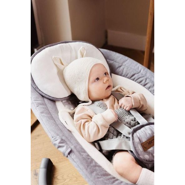 MOMI ELEKTRICKÁ HOUPAČKA KENANI SVĚTLE ŠEDÁ - LEHÁTKA A HOUPADLA - SPINKÁNÍ