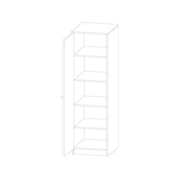 POLIČKY 3 KS K 2-DÍLNÉ SKŘÍNI FAKTUM MIA WHITE - DEKORACE A POLIČKY - SPINKÁNÍ