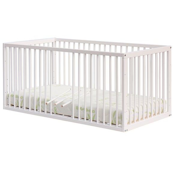 SCARLETT DĚTSKÁ POSTÝLKA KOMBI S VYNDAVACÍMI PŘÍČKAMI BUK BÍLÁ 140X70CM - DŘEVĚNÉ POSTÝLKY - SPINKÁNÍ