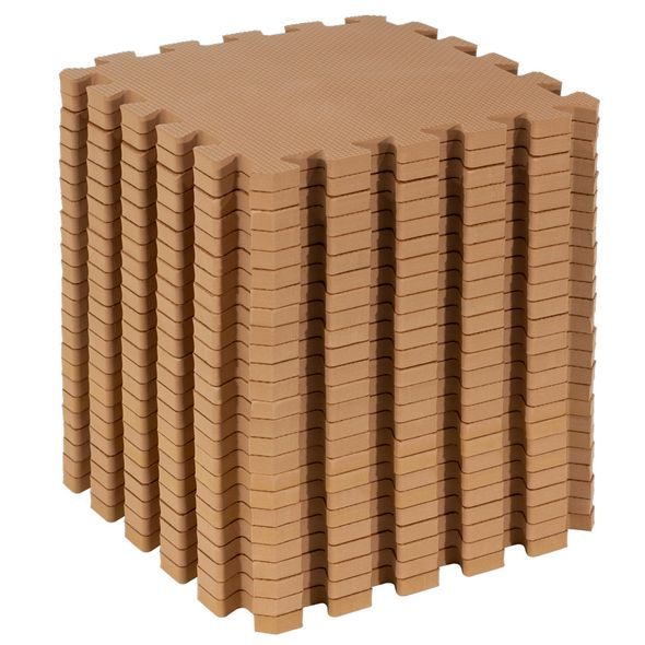 RIALTO BABY HRACÍ PODLOŽKA PUZZLE BROWN 150X150CM - HRACÍ PODLOŽKY NA ZEM - SPINKÁNÍ