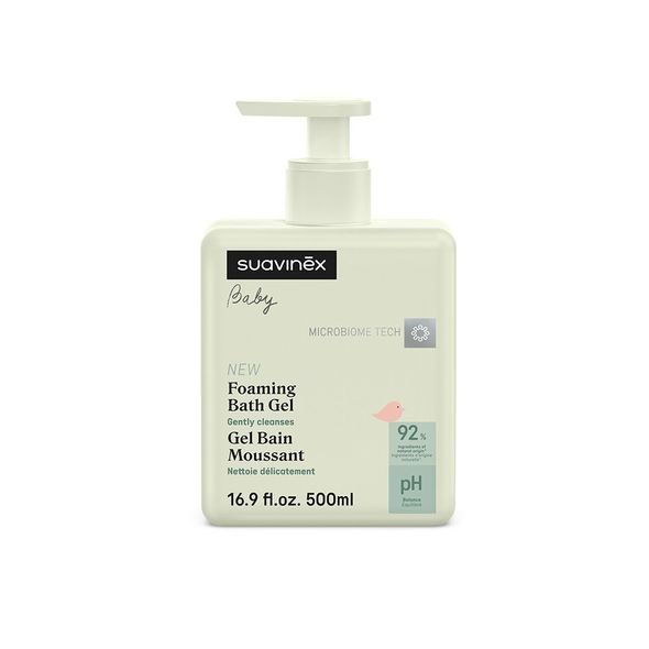 SUAVINEX SUAVINEX| PĚNOVÝ KOUPELOVÝ GEL 500ML NOVINKA´25 - ŠAMPONY A KOSMETIKA - KOUPÁNÍ A ZDRAVÍ