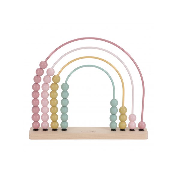 LITTLE DUTCH POČÍTADLO DŘEVĚNÉ DUHA FAIRY GARDEN - MOTORICKÉ A HRY - PRO DĚTI