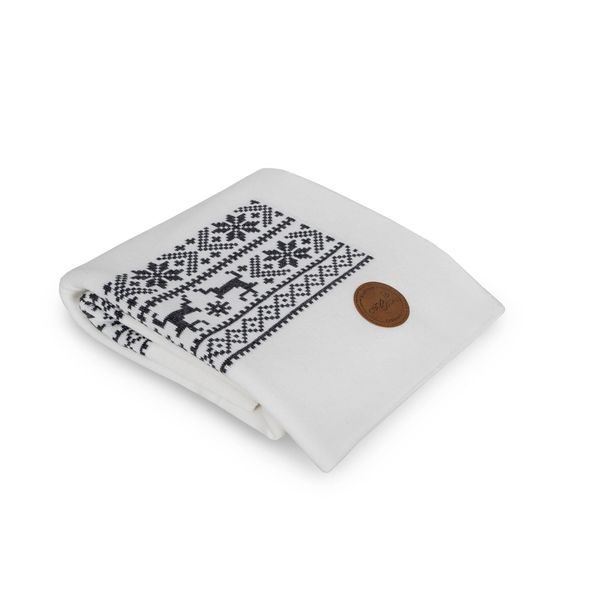 CEBA DEKA PLETENÁ V DÁRKOVÉM BALENÍ 90X90 MODRÉ HVĚZDY - DĚTSKÉ DEKY PRO MIMINKA - SPINKÁNÍ