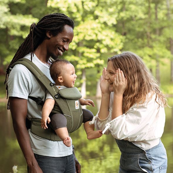 ERGOBABY OMNI BREEZE OLIVE GREEN - ERGONOMICKÁ NOSÍTKA - NOŠENÍ & SPORT