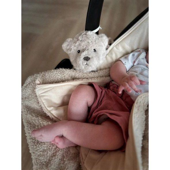 FLOW HRAČKA S TLUKOTEM SRDCE NA CESTY LOU ON THE GO BEIGE - USÍNÁČCI ŠUMÍCÍ / S TLUKOTEM - PRO DĚTI