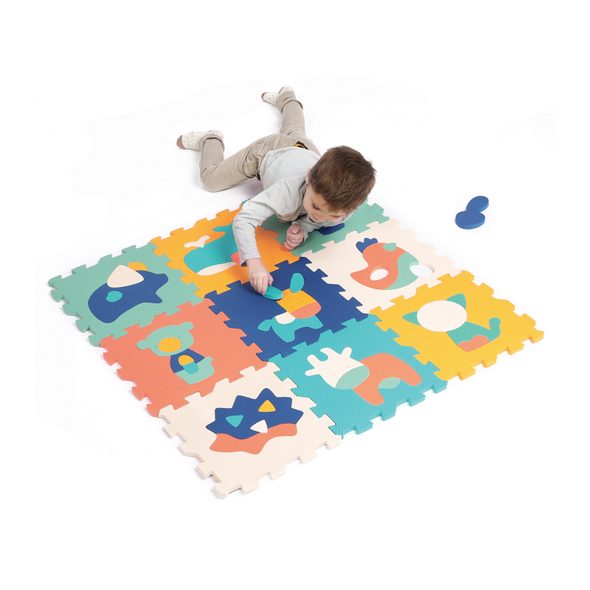 LUDI PUZZLE PĚNOVÉ 90X90 CM ZVÍŘÁTKA - PUZZLE - PRO DĚTI