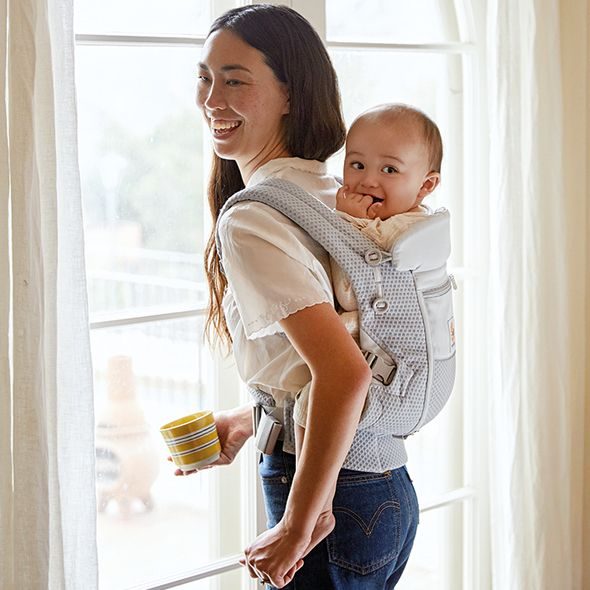 ERGOBABY ADAPT SOFT FLEX MESH PEARL GREY - ERGONOMICKÁ NOSÍTKA - NOŠENÍ & SPORT