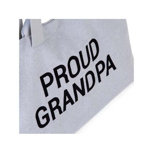 CHILDHOME CESTOVNÍ TAŠKA GRANDPA CANVAS GREY - PŘEBALOVACÍ TAŠKY - KOČÁRKY A PŘÍSLUŠENSTVÍ