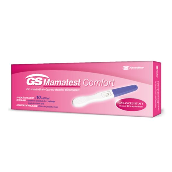 GS MAMATEST COMFORT 10 TĚHOTENSKÝ TEST 1KS - TĚHOTENSKÉ TESTY - PRE MAMIČKY