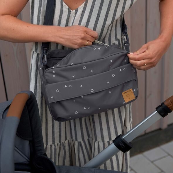 LÄSSIG CASUAL BUGGY ORGANIZER BAG BLOCKS TAUPE - ORGANIZÉRY A KOŠÍKY - KOČÁRKY A PŘÍSLUŠENSTVÍ