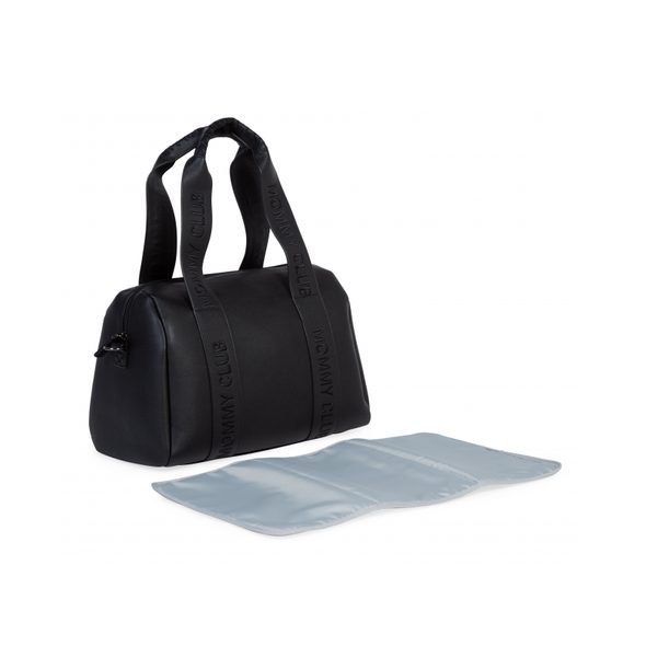 CHILDHOME PŘEBALOVACÍ TAŠKA MOMMY CLUB SIGNATURE VEGAN LEATHER BLACK - PŘEBALOVACÍ TAŠKY - KOČÁRKY A PŘÍSLUŠENSTVÍ