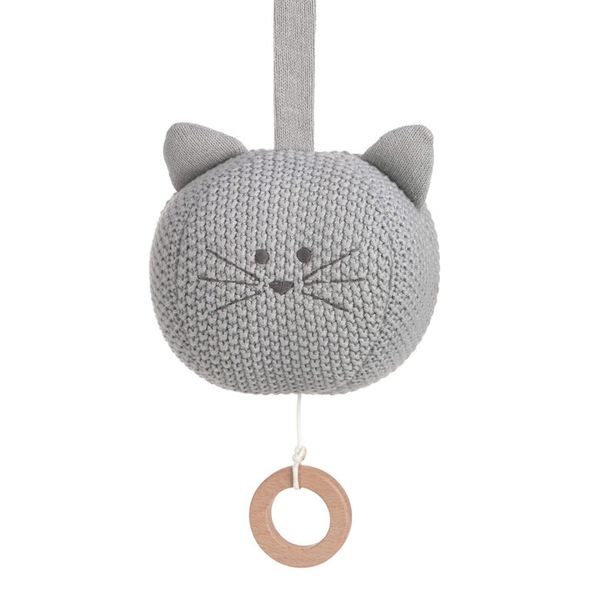 LÄSSIG KNITTED MUSICAL LITTLE CHUMS CAT - HRACÍ SKŘÍŇKY - PRO DĚTI