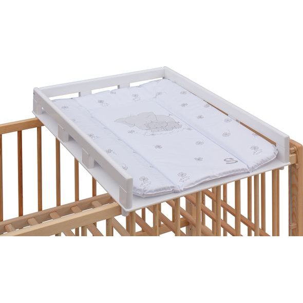 SCARLETT PŘEBALOVACÍ PULT OGY NA POSTÝLKU BÍLÝ S PŘEBALOVACÍ PODLOŽKOU SLON BÍLÁ - PŘEBALOVACÍ PULTY - PŘEBALOVÁNÍ