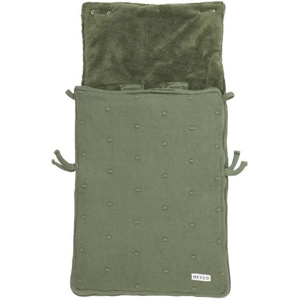 MEYCO FUSAK MINI KNOTS - FOREST GREEN - FUSAKY DO KOČÁRKU - KOČÁRKY A PŘÍSLUŠENSTVÍ