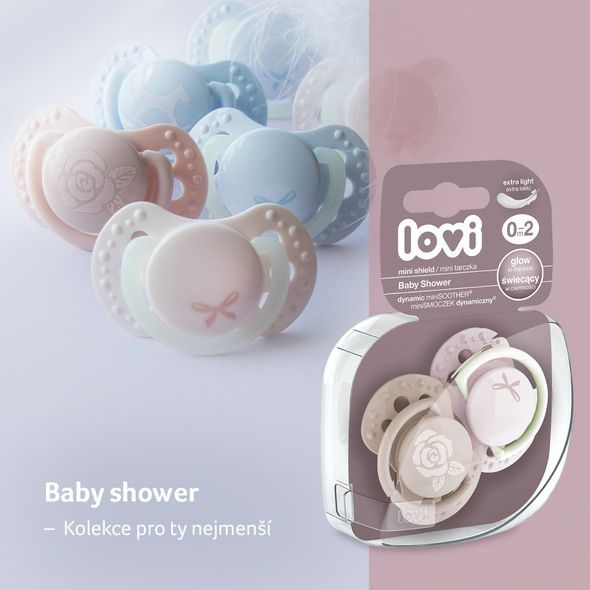 LOVI MINI DUDLÍK BABY SHOWER 0-2M 2KS KLUK - ŠIDÍTKA A DOPLŇKY - KRMENÍ