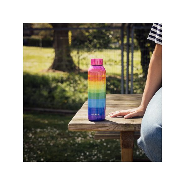 QUOKKA NEREZOVÁ TERMOLÁHEV SOLID PRIDE 630 ML - TERMOOBALY A TERMOSKY - KRMENÍ