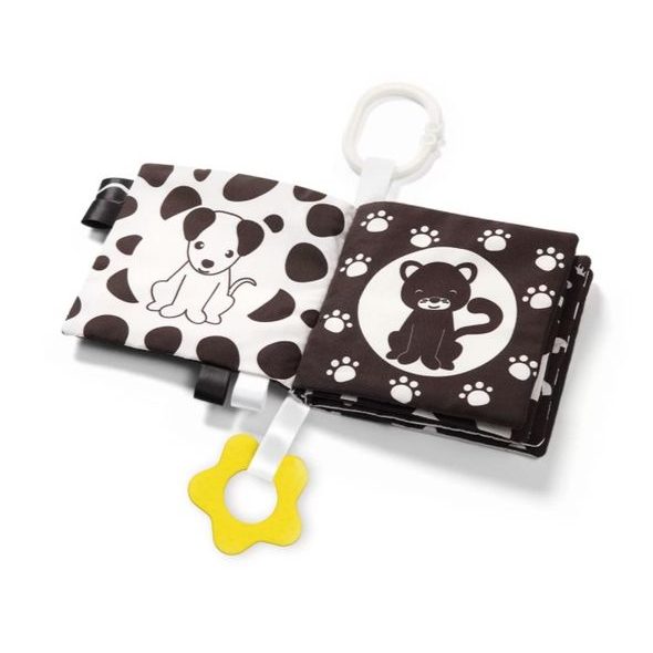 BABYONO KNÍŽKA NA HRANÍ BLACK&WHITE - KNÍŽKY PRO NEJMENŠÍ - PRO DĚTI