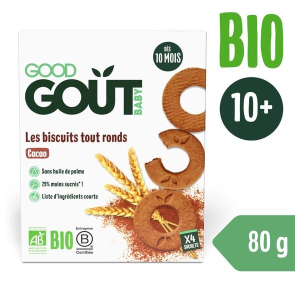 GOOD GOUT BIO KAKAOVÁ KOLEČKA 80 G - TYČINKY/SUŠENKY - KRMENÍ