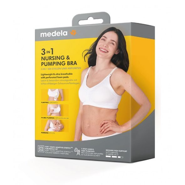 MEDELA PODPRSENKA 3V1 PRO KOJENÍ A ODSÁVÁNÍ - PODPRSENKY KE KOJENÍ - PRO MAMINKY