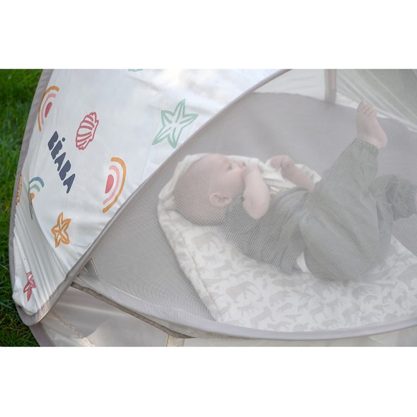 BEABA PLÁŽOVÝ STAN ANTI-UV BREEZYNEST CLAY EARTH - UV STANY - PRO DĚTI
