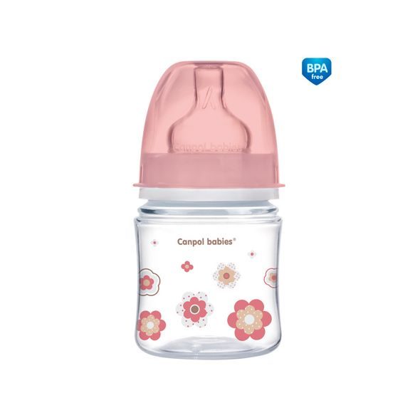 CANPOL BABIES LÁHEV SE ŠIROKÝM HRDLEM NEWBORN BABY 120ML - KOJENECKÉ LAHVE - KRMENÍ