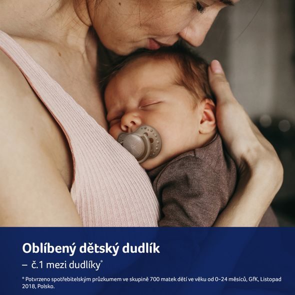 LOVI SILIKONOVÝ DYNAMICKÝ DUDLÍK 6-18M HARMONY 2PCS - ŠIDÍTKA A DOPLŇKY - KRMENÍ