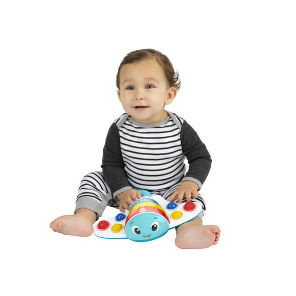 BABY EINSTEIN HRAČKA SENZORICKÁ RÁJE POP & EXPLORE STINGRAY™ 6M+ - HRAČKY SE ZVUKY - PRO DĚTI